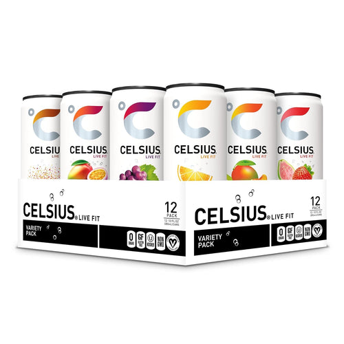 CELSIUS Energy Drink Variety Pack, Assorted Flavors, 12 Fl Oz Cans, 12 Pack