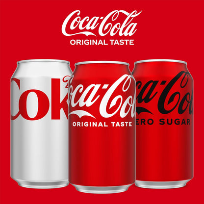 Coca-Cola Classic Cola Soda, 12 Fl Oz Cans, Fridge Pack, 12 Pack, Soft Drink
