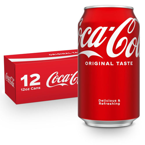 Coca-Cola Classic Cola Soda, 12 Fl Oz Cans, Fridge Pack, 12 Pack, Soft Drink