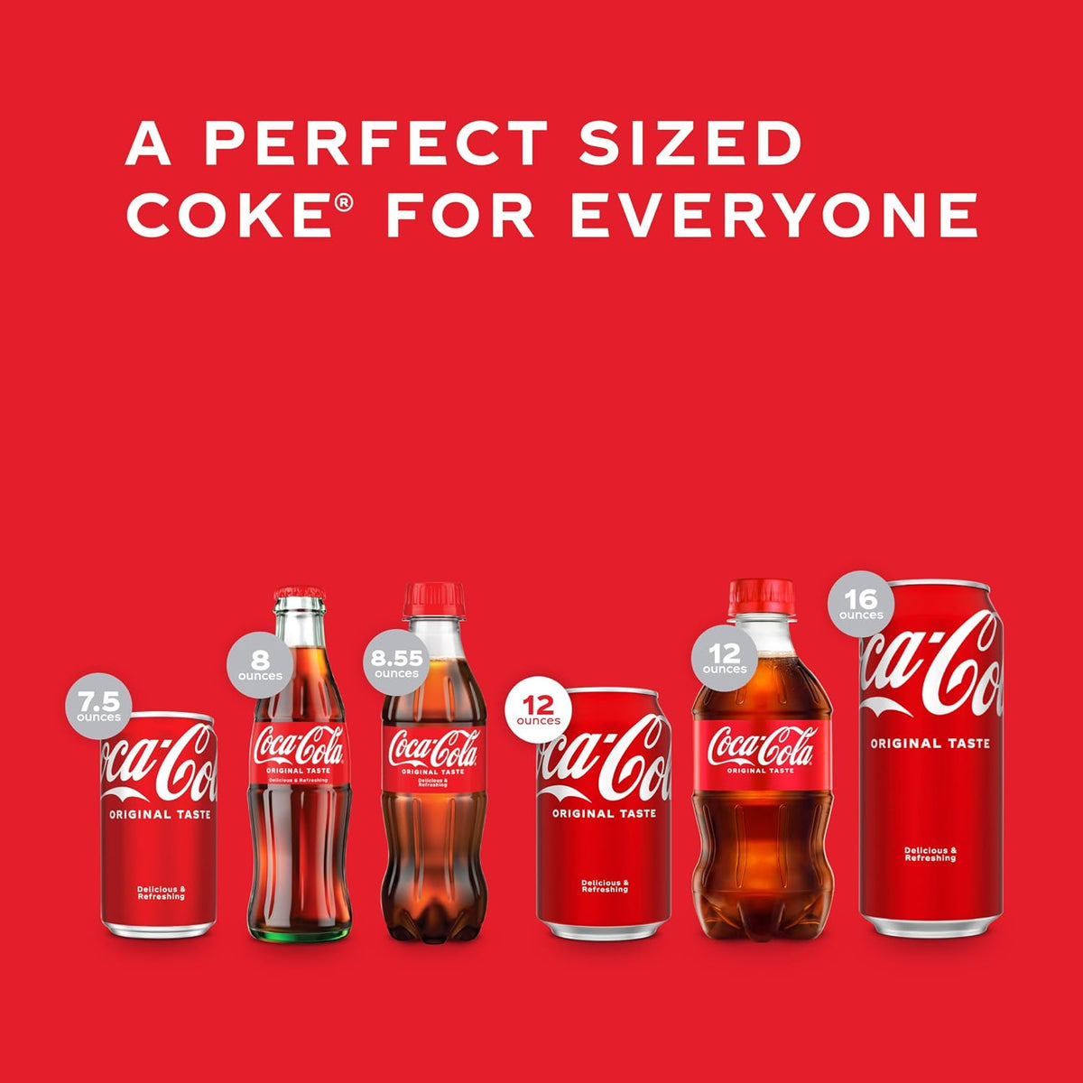 Coca-Cola Classic Cola Soda, 12 Fl Oz Cans, Fridge Pack, 12 Pack, Soft Drink