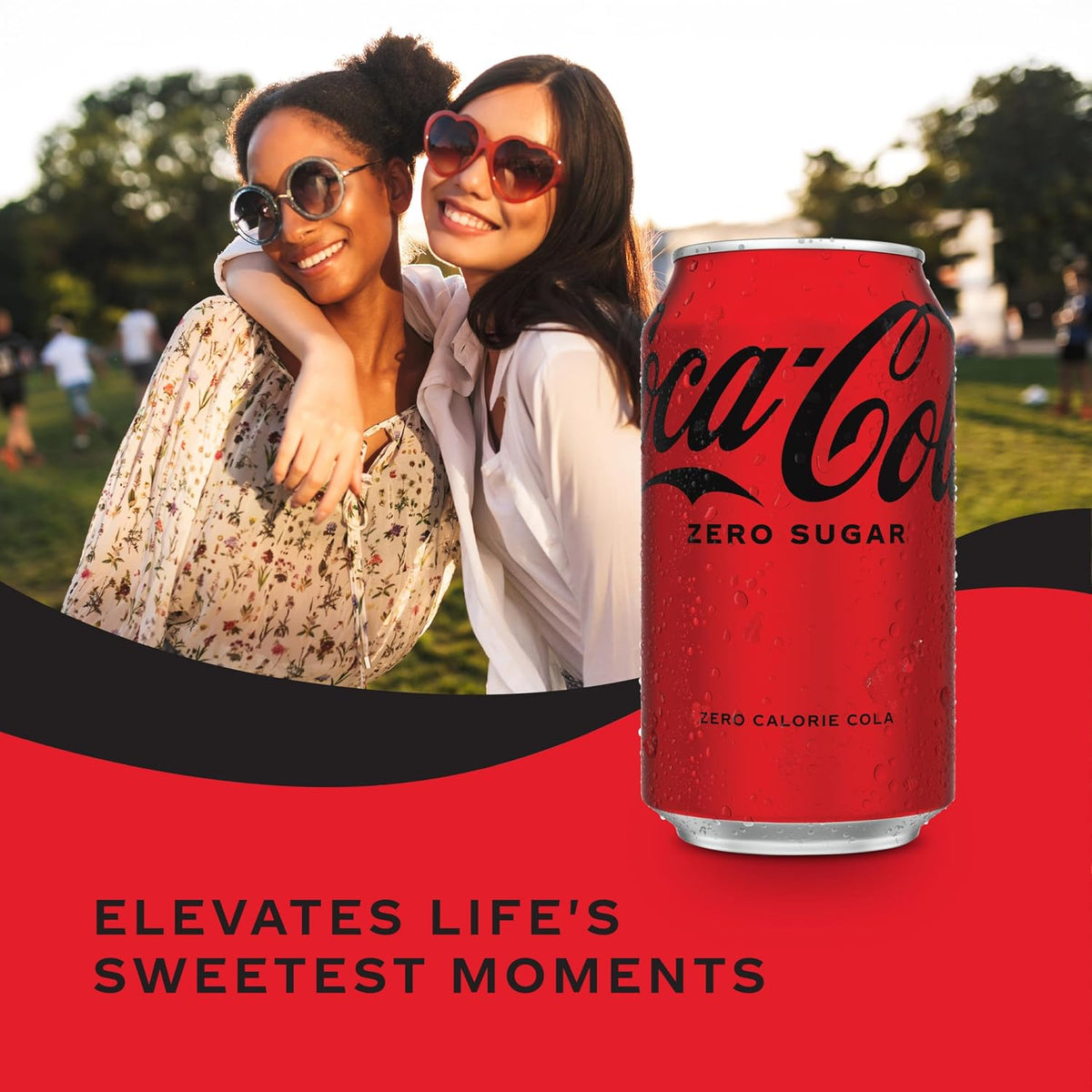 Coca-Cola Zero Sugar Soda, 12 Fl Oz Cans, 12 Pack, Zero Sugar Cola Soft Drink
