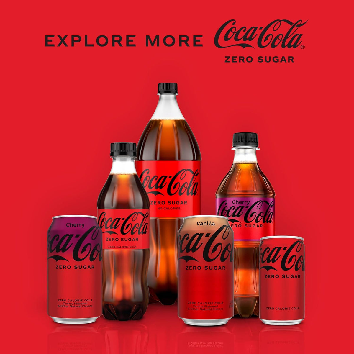 Coca-Cola Zero Sugar Soda, 12 Fl Oz Cans, 12 Pack, Zero Sugar Cola Soft Drink