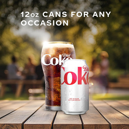 Diet Coke Soda, 12 Fl Oz Cans, 12 Pack, Zero Sugar Cola Soft Drink