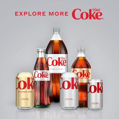Diet Coke Soda, 12 Fl Oz Cans, 12 Pack, Zero Sugar Cola Soft Drink