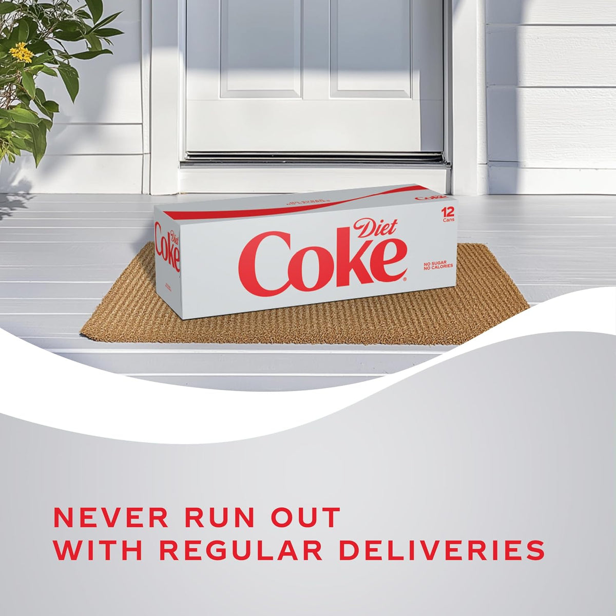 Diet Coke Soda, 12 Fl Oz Cans, 12 Pack, Zero Sugar Cola Soft Drink