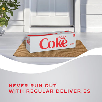Diet Coke Soda, 12 Fl Oz Cans, 12 Pack, Zero Sugar Cola Soft Drink