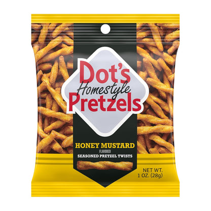 Dot's Pretzels Twists Variety Pack, 3 Flavors, 18 Count, Seasoned Pretzel Snacks, Crunchy Party Snack