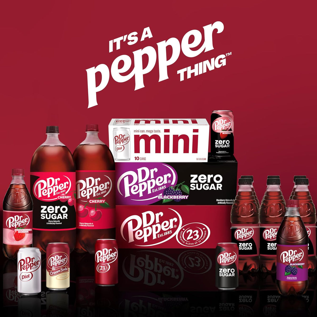 Dr Pepper Soda, Original Classic Flavor, 12 Fl Oz Cans, 12 Pack, Carbonated Soft Drink