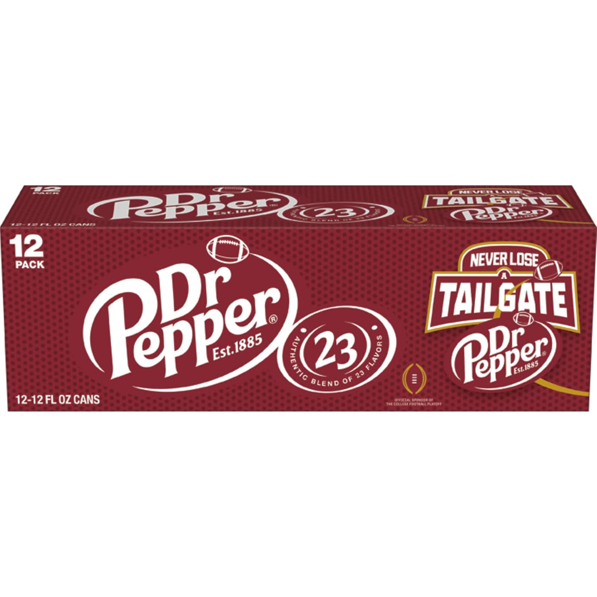 Dr Pepper Soda, Original Classic Flavor, 12 Fl Oz Cans, 12 Pack, Carbonated Soft Drink