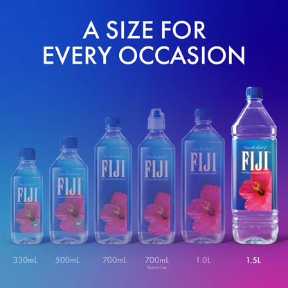 FIJI Natural Artesian Water, 1.5 Liter Bottles, 50.7 Fl Oz, Pure Bottled Water, 12 Pack