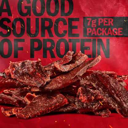 Jack Link's Original Beef Jerky, 0.625 Oz Individual Packs, 20 Count, High Protein Meat Snack