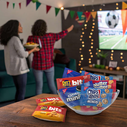 Nabisco Classic Mix Variety Pack, Oreo Mini, Chips Ahoy! Mini, Nutter Butter Bites, Ritz Bits Cheese, 20 Count