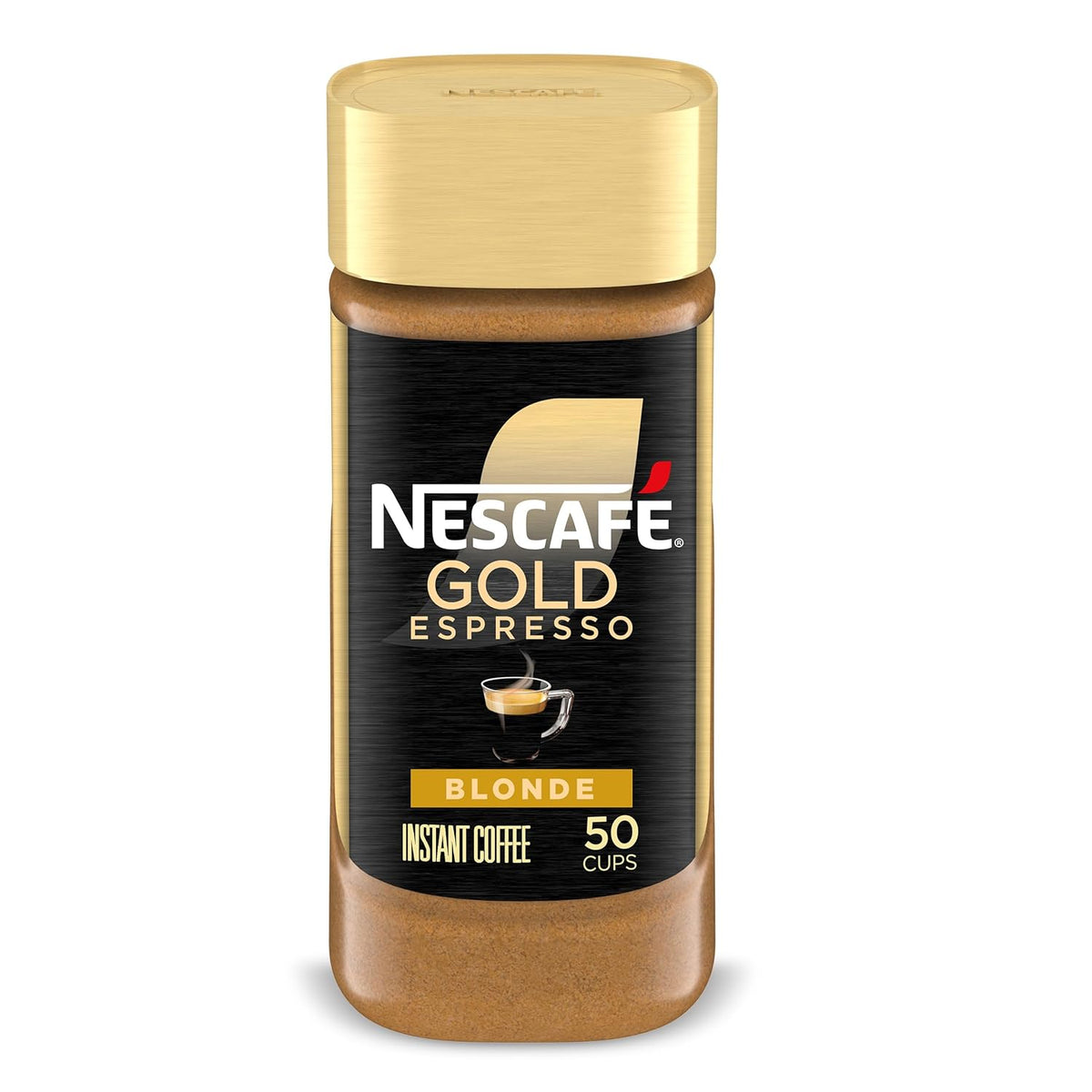 NESCAFÉ Gold Espresso Blonde Instant Coffee, Smooth Espresso Coffee, 3.5 oz Jar