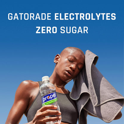 Propel Kiwi Strawberry Zero Calorie Electrolyte Water, Vitamins C & E, 16.9 Fl Oz Bottles, 12 Pack