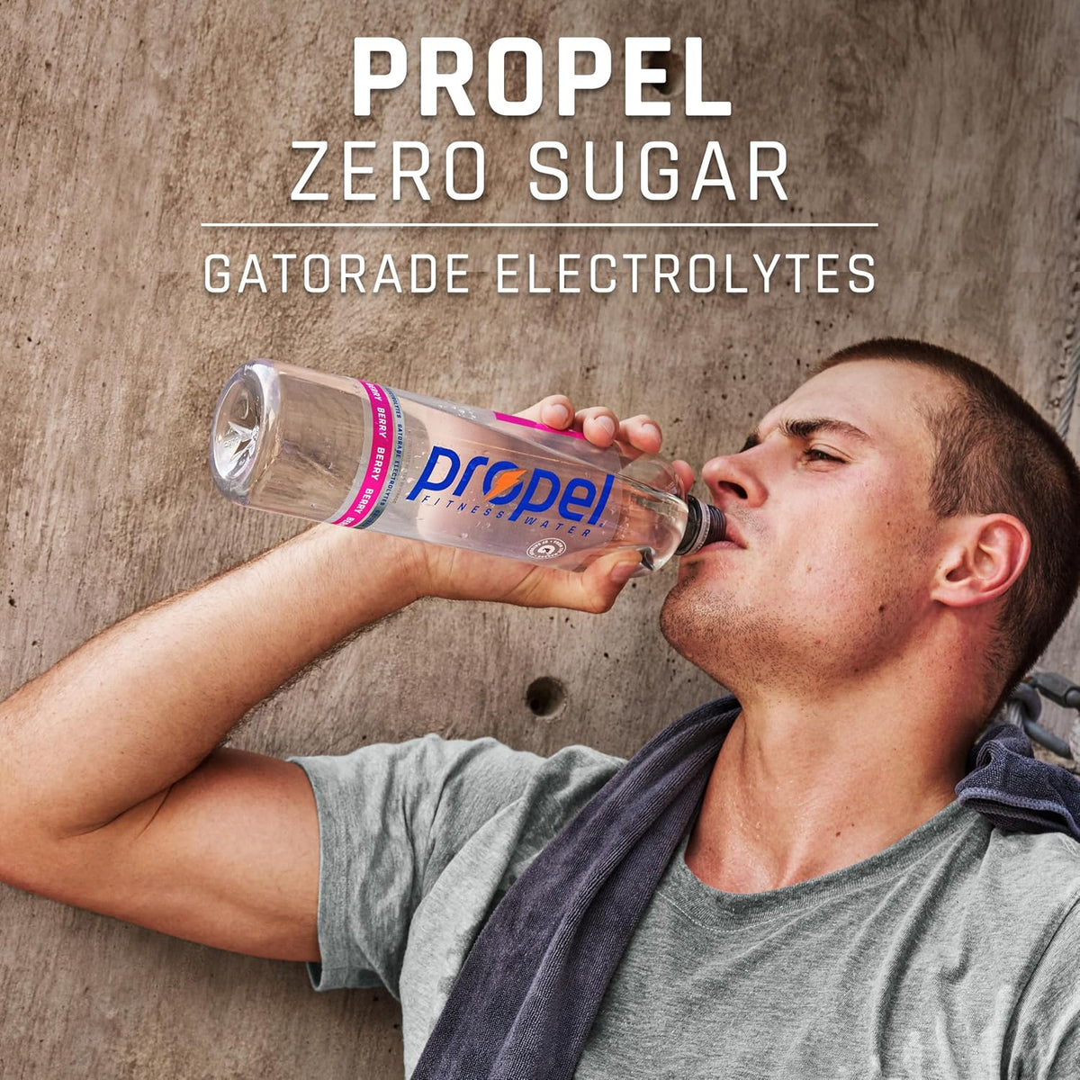 Propel Kiwi Strawberry Zero Calorie Electrolyte Water, Vitamins C & E, 16.9 Fl Oz Bottles, 12 Pack