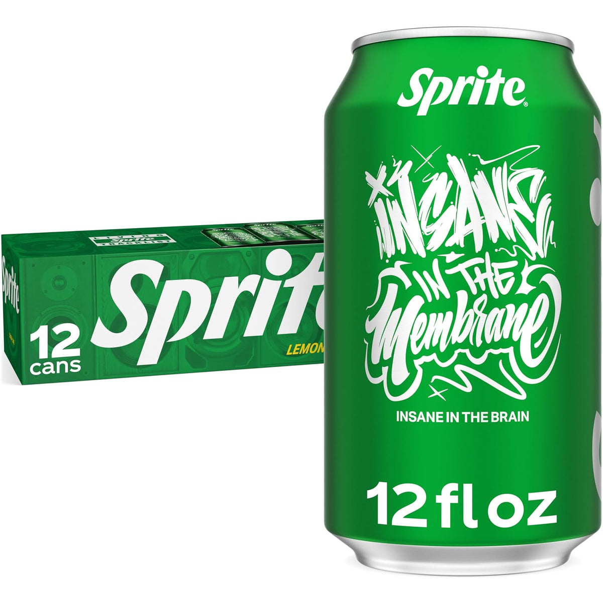 Sprite Lemon Lime Soda, 12 Fl Oz Cans, 12 Pack, Caffeine Free Soft Drink